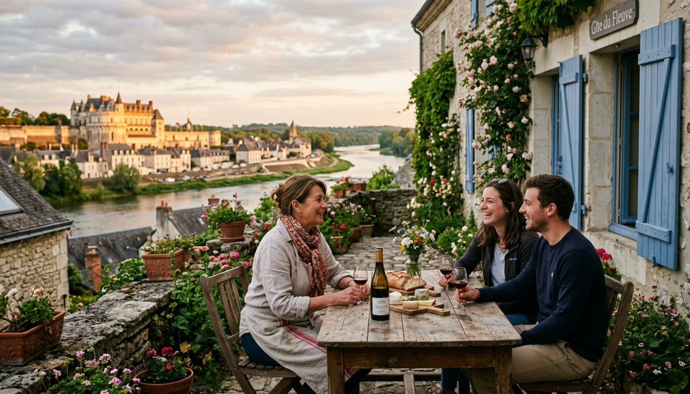 Partage et authenticité, le secret des gîtes à Amboise face au tourisme de masse