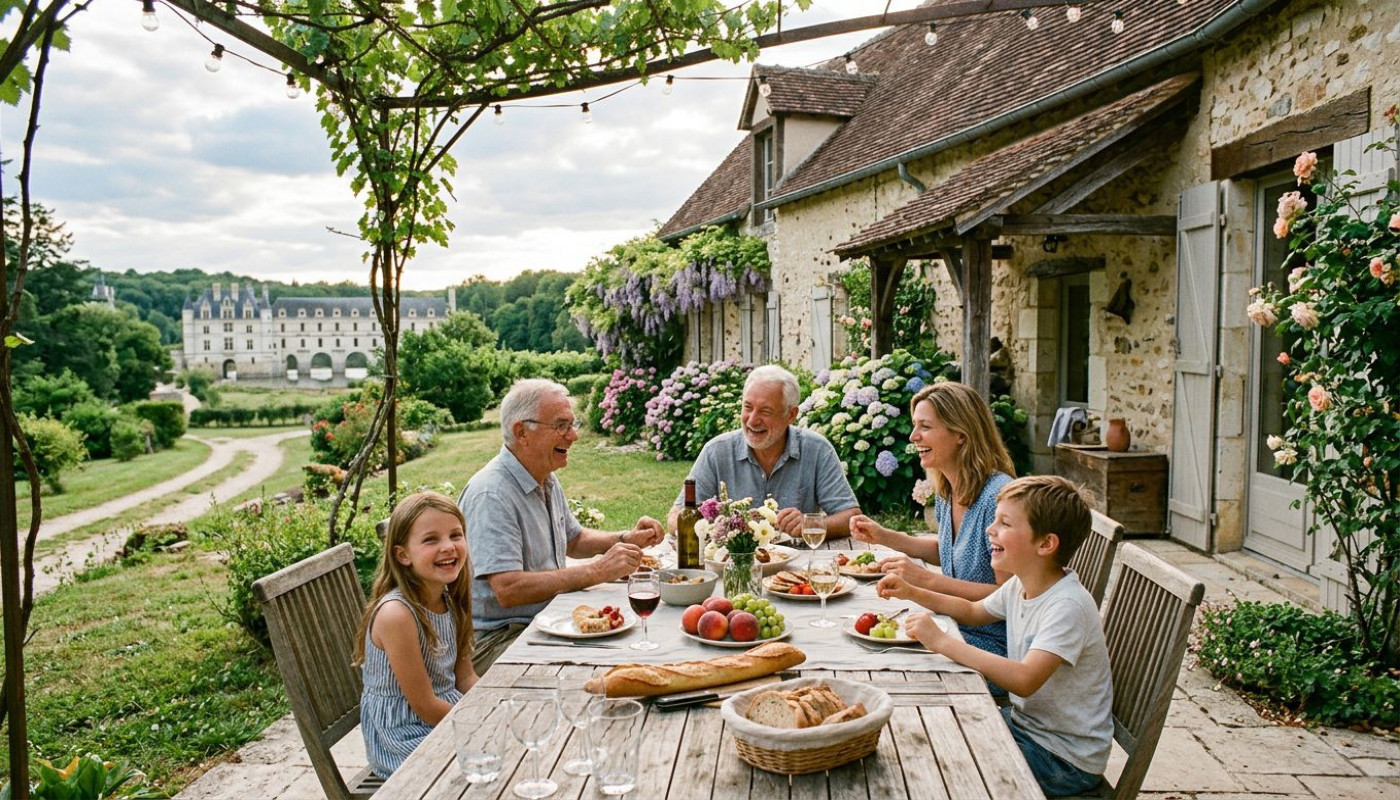 Réinventez vos réunions familiales dans un gîte près de Chenonceau, hors des sentiers battus