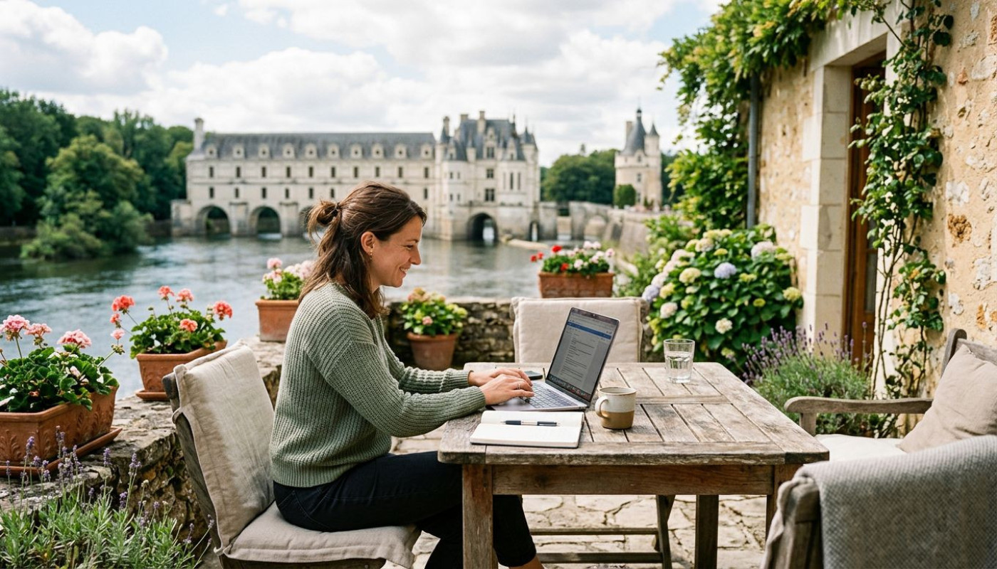 Vagues de télétravail en Val de Loire : pourquoi privilégier un gîte à Chenonceau ?
